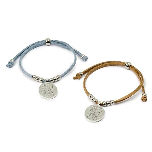 Mopec K1 Pack de 8 Pulseras Medalla Virgen María 2 Colores Surtidos, Multicolor, Normal