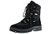 Vista Herren Winterstiefel Snowboots Eiskrallen schwarz, Größe:43, Farbe:Schwarz