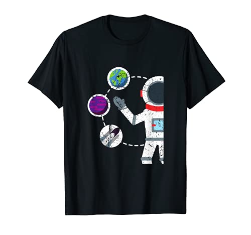 Divertido Astronauta Ciencia Astronomía Ciencia Espacio Exterior Camiseta