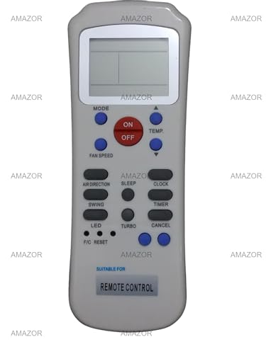 Image of Ac Remote Control Compatible For Carrier Ac Remote /Carrier Split Ac Remote /Carrier Window Ac Remote (Type :R14A /Ce), Multicolor