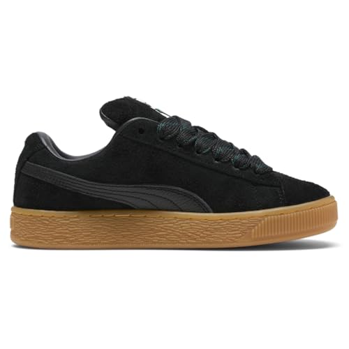 Image of PUMA Womens Suede XL Flecked Lace Up Sneakers Shoes Casual - Black - Size 8.5 M