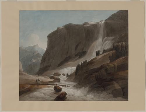Peinture poster impression cascade de Francis Towne pour votre salon