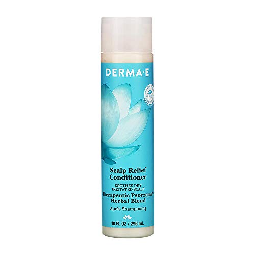 DERMA E Scalp Relief Conditioner with Psorzema Herbal Blend, 8 oz