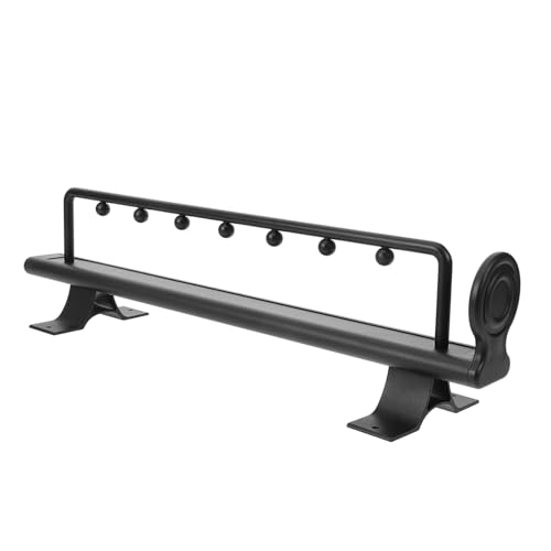 KOMBIUDA Telescopic Clothes Rail Clothes Hanger Rod Clothes Rack Hangers Pull Out Pants Rack for Closet Pull Out Trouser Rail Closet Accessories Closet Bar for Hanging Clothes Metal Black