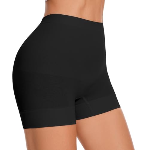 Image of Seamless Shaping Boyshorts Panties for Women Slip Shorts for Under Dresses Tummy Control Underwear Shapewear Shorts