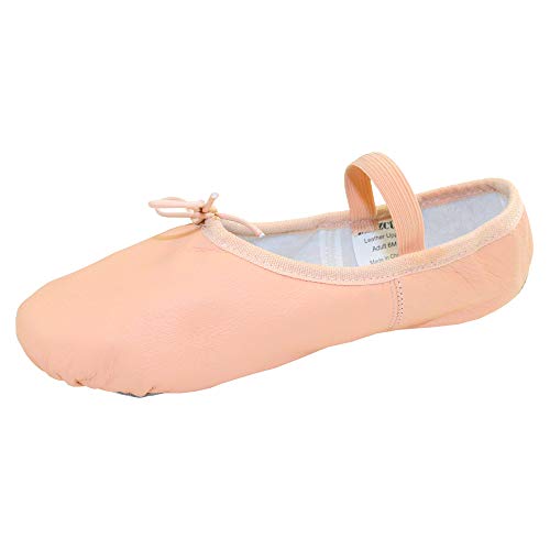 Danzcue Adult Full Sole Leather Ballet Slipper