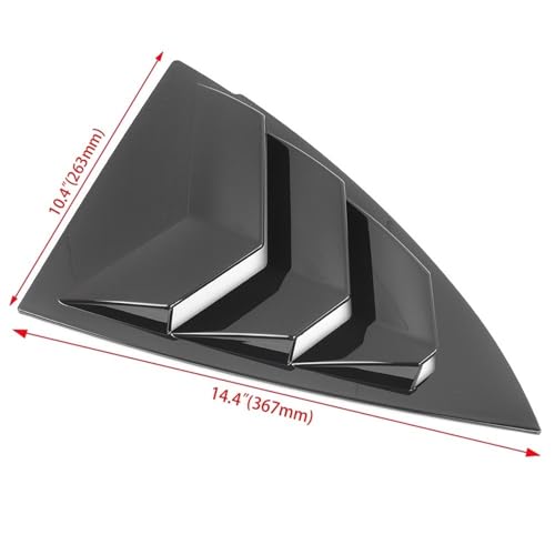 Aileron arrière Tesla Model Y couvercle d'aération latéral carbone 2021 - 3