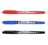 ocean pack 5 deep blue Comprend 5 fine tip-double sided permanent marqueurs par paquet.