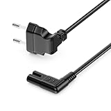 Spécifications du produit : câble C7 fiche européenne / Longueur : 3 m / Quantité : 1 pièce / Couleur : noir / Tension de fonctionnement : 250 V / Intensité : 2,5 A / Puissance maximale : 625 W