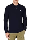 United Colors of Benetton Maglia Polo M/l Camisa, BLU 016, Hombre