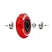 Rollerex VXT500 Inline Skate Wheels – 2-Pack (Optional Bearings, Spacers and Washers) - Durable Replacement Roller Blade Wheels for Indoor & Outdoor Skating (Rocket Red, 80mm)