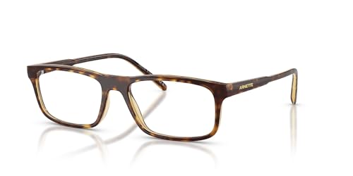 Image of ARNETTE mens An7194 Dark Voyager Rectangular Prescription Eyewear Frames