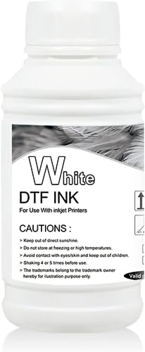 Image of MZK DTF Ink Premium DTF Transfer for PET Film, Refill for DTF Printers Ink, Heat Transfer Printing Direct to Film (1x 500ml White)