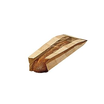Bagcraft Papercon 300865 EcoCraft Dubl-Panel Bread Bag, 13-1/2" Length x 6" Width x 3-1/2" Height, Artisan Case of 500