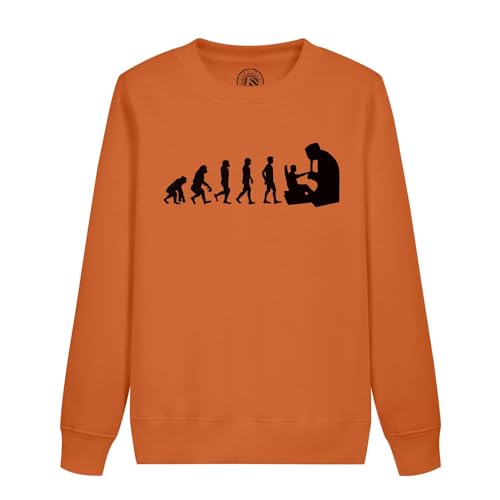 Jeux d'arcade sweat enfant évolution gaming pull graphique résistant et chaud