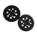 Whltzf 2PCS Industrial 5Inch Sanding Pad 8 Hole Extraction Systems Nonslip Rubber Surfaces for Professional Woodworking Grinding Wheel