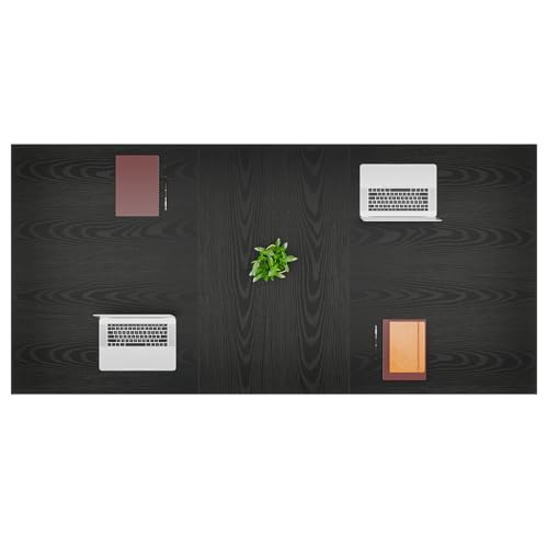 Tribesigns 5FT Small Conference Table for 4 to 6, Modern Meeting Table with Strong Metal Frame for Office Meeting Conference Room