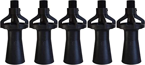 Image of Eductor Nozzle - BSPT Fluid Mixing Eductors - Glass Reinforced Polypropylene - Minimal Maintenance and Clog Resistant Tank Mixing Agitation Nozzles - 1.5 inch (5 Count)