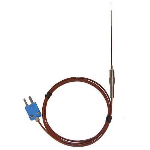 Oakton WD-08113-60 Straight-Shaft Thermocouple Micro-Probe, Type T, -418°F to 450°F Temperature Range