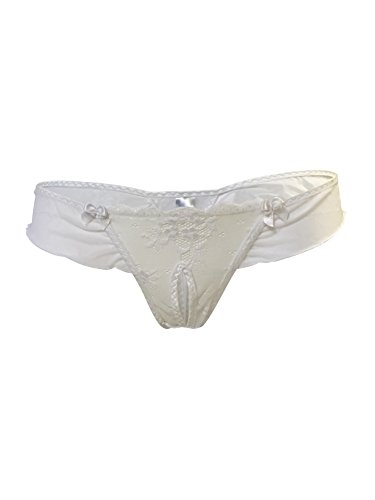 Softline 5591238427 Collezione String Sexy Noir/Blanc vita M/L
