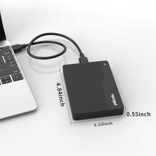 Image of Ultra Slim Portable External Hard Drive USB3.0 HDD Storage for Xbox,PS4 /5,PC,Desktop,Laptop,MacBook,Chromebook (HDD1-320G)