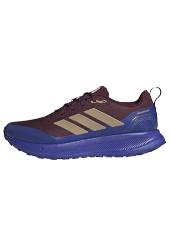 adidas Men's RUNFALCON 5 TR Running Shoes, Maroon/Warm Sandstone/core Black, 8.5 UK
