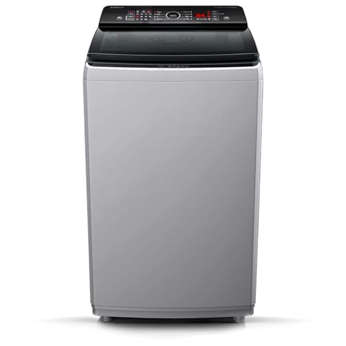 Bosch 8.0 kg 5 Star Fully-Automatic Top Loading Washing Machine (WOE802S7IN,Silver,ExpertCare)
