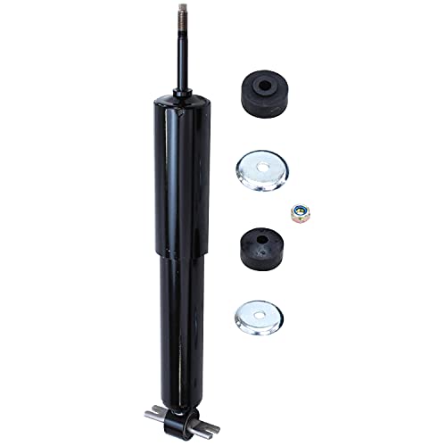 Image of Detroit Axle - 2 Front Shock Absorbers for 2003-2022 Chevrolet Express GMC Savana 2500 3500, 2016-2022 Savana 4500, Shocks 2017 2018 2019 2020 2021 Replacement