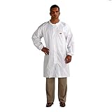 3M Disposable Lab Coat 4440, Polypropylene, Medium, White