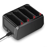 Station de charge rapide à 4 emplacements : charge 1 à 4 batteries TC70/TC72/TC75/TC77/TC700h/TC700k/TC720l simultanément avec sortie de 4 A - Alimente complètement une batterie TC70 en seulement 1 heure pour des changements de numérisation ininterrompus.
