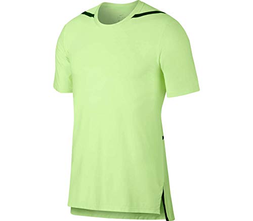 Nike M NK Dry Top SS Tech Pack t-shirt de sport noir pour homme