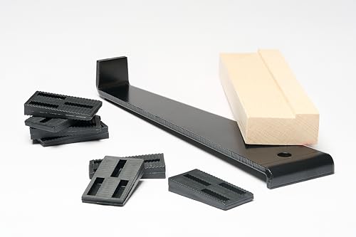 EGGER 1430635 Laminat, Designboden oder Korkboden mit Profil CLIC it Verlegeset für Fußböden: Schlagklotz, Zugeisen + Abstandskeile