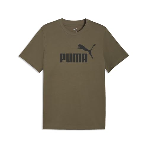 PUMA Men ESS No. 1 Logo Tee - Green S