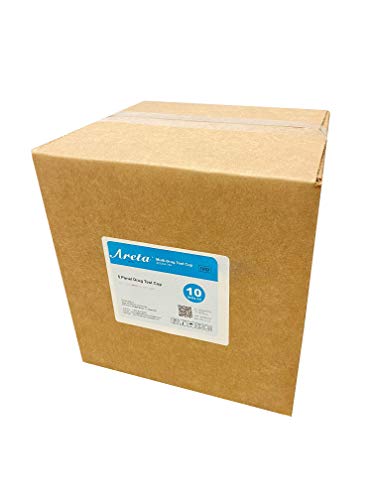 10 Pack Areta 5 Panel Instant Drug Test Cup - Marijuana (THC),Cocaine (COC),Opiate (OPI 2000),Benzodiazepines (BZO), Amphetamine (AMP)- #ACDOA-754 Expires 2/24/21