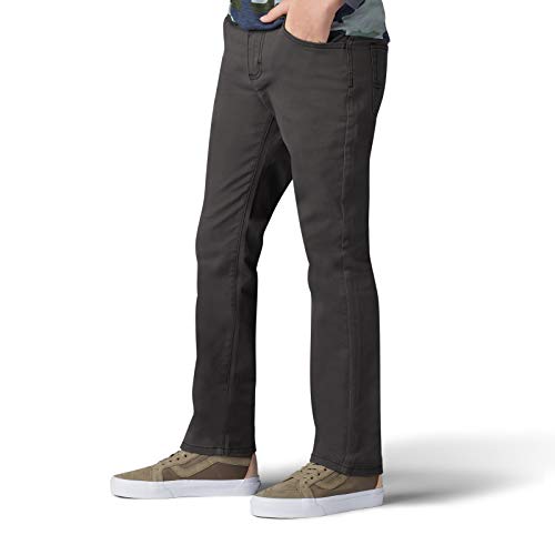 Lee Uniforms – Calça jeans para meninos com ajuste slim e conforto extremo, Dark Gray, 5 Slim