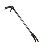 Council Tool Halligan Bar TD30-30 in Black Forced Entry Tool with One Piece Steel Design & Key-in-Knob Fork Gap, Made in The USA - HAL1P30 Black