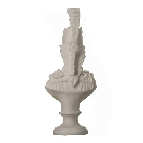 Athena Pallas Sculpture Bust Minerva Ancient Greek Goddess Alabaster 7.9" #TOP2