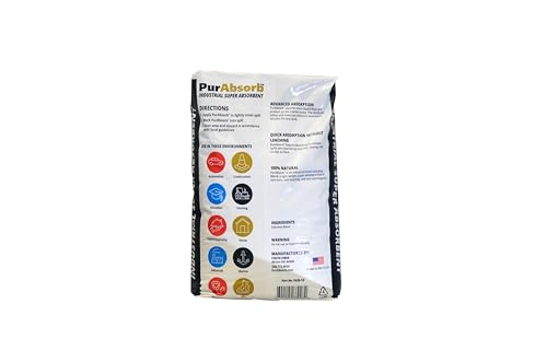 Image of Industrial Super Absorbent 10 lb Bag of Cellulose Oil Absorbent. 100% Organic. 15x's More Absorbent Than Clay Oil Absorbent.