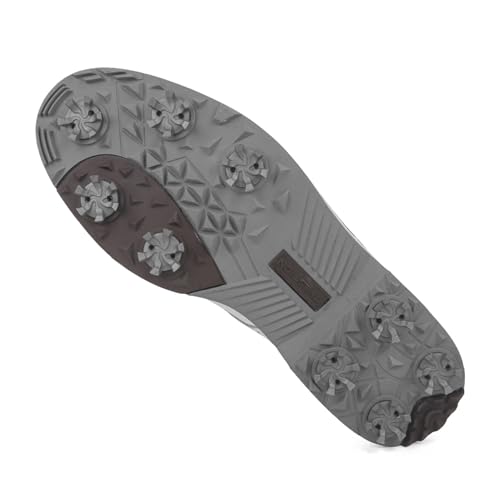 Image of Spikes Golf Shoes Men Professional Golf Shoes Waterproof Walking Footwears for Golfers Outdoor Gym Sneakers
