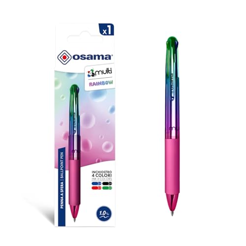 OSAMA 4 Multi Rainbow - Bolígrafos Personalizados Bonitos con