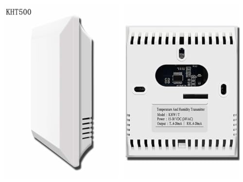 Sensor de temperatura y humedad para pared con pantalla LCD digital 4