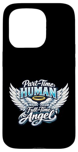 Part Time Human Full Time Angel Parents Kids Cool Wings �X�}�z�P�[�X iPhone 15 Pro �p