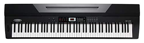 Classic Cantabile SP-150 BK piano de scène noir SET Deluxe y compris meuble, banquette et casque - Les Beatles, Paul McCartney, John Lennon, RIngo Starr, George Harrison Classic Cantabile SP-150 BK piano de scène noir SET Deluxe y compris meuble, banquette et casque – Image 3