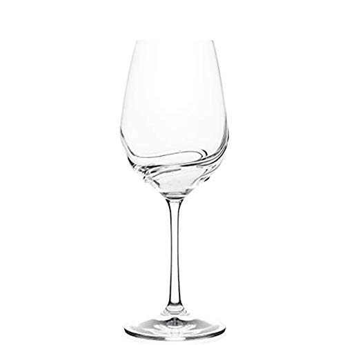 6 Crystal Glasses For Wine - Wine Bordeaux Tasting - Service Révolution Grand Cru 55 Cl (18,5 Fl Oz) - Klein House - Company : Artisan Du Cristal - Gift Set - Stamped : 54120 Baccarat France #TOP6