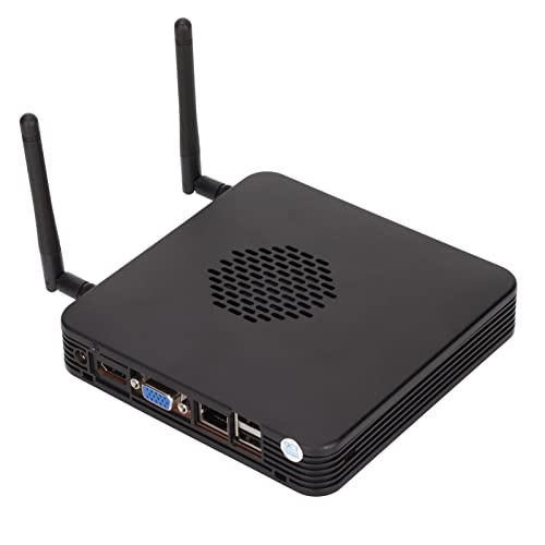 VENTOLA DI RAFFREDDAMENTO: il mini PC da gioco ha una ventola di raffreddamento incorporata, che non è calda per molto tempo. Il guscio è realizzato in lega di alluminio e la dissipazione del calore è veloce.