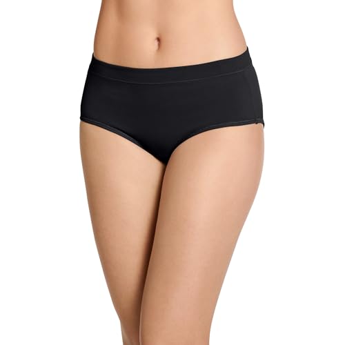 Jockey Women's Underwear Cotton Stretch Hipster, Black, 6 - image 1