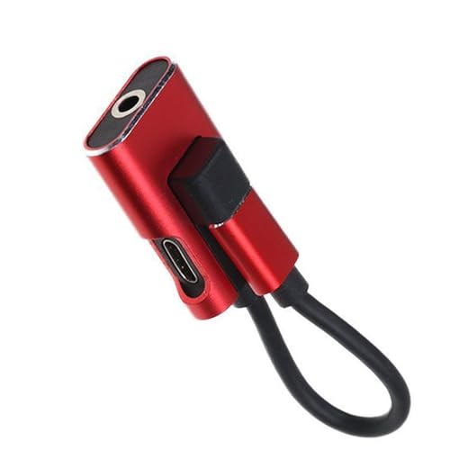 Noise Reduction Aluminum Alloy Type C Headphone Adapter Converter for Modern Smartphones Clear Sound and Fast Charging Type C He