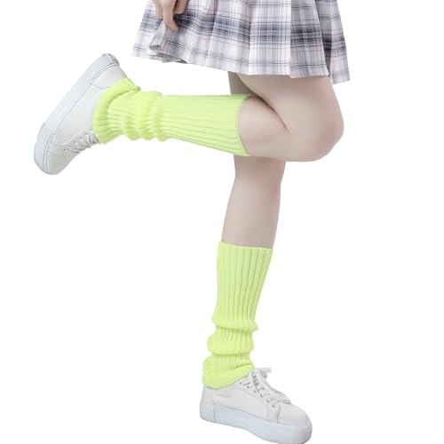 Image of HeyToo Leg Warmers for Women Women's Leg Warmers Fashion Knit Leg Warmers Women's Solid Rib Knit Leg Warmers