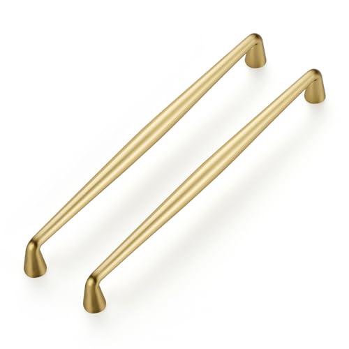 Image of Ravinte 30 Pack 7-1 /2 Inch Brushed Gold Kitchen Cabinet Handles Solid Zinc Alloy Cabinet Pulls Cupboard Hardware Drawer Handles