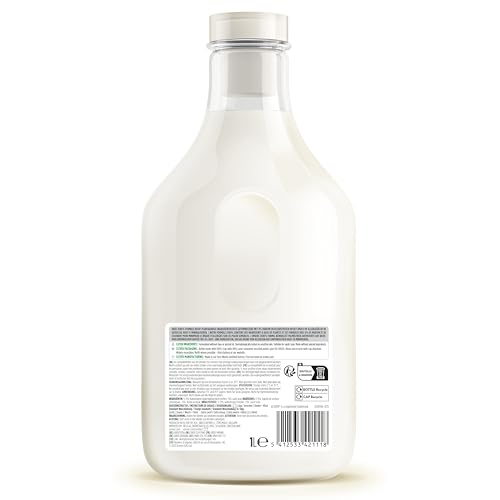 Ecover Zero Weichspüler, für empfindliche Haut und ohne Duftstoffe (1 Liter/33 Waschladungen).